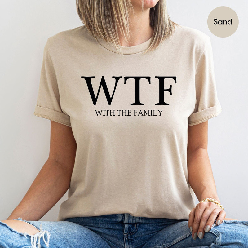 Thanksgiving Shirt, With The Family Thanksgiving T-Shirt, Thanksgiving Dinner Tee, Fall Thanksgiving Family Shirt, Cute Women Fall Shirt - 2.jpg