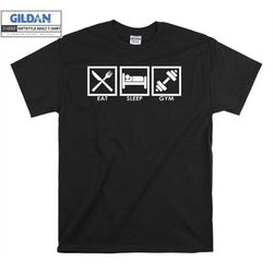 eat sleep in the gym funny novelty t shirt hoodie hoody t-shirt tshirt s-m-l-xl-xxl-3xl-4xl-5xl oversized men women unis