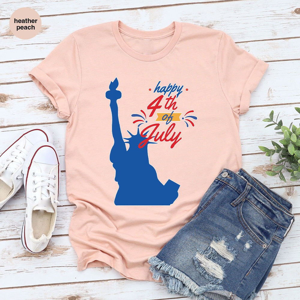 Trendy Liberty Shirt, Fourth of July Graphic Tees, American Outfit, Patriotic Clothing, Gift for Him, Happy 4th of July Tee, Freedom TShirt - 5.jpg