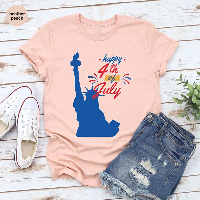 Trendy Liberty Shirt, Fourth of July Graphic Tees, American Outfit, Patriotic Clothing, Gift for Him, Happy 4th of July Tee, Freedom TShirt - 5.jpg