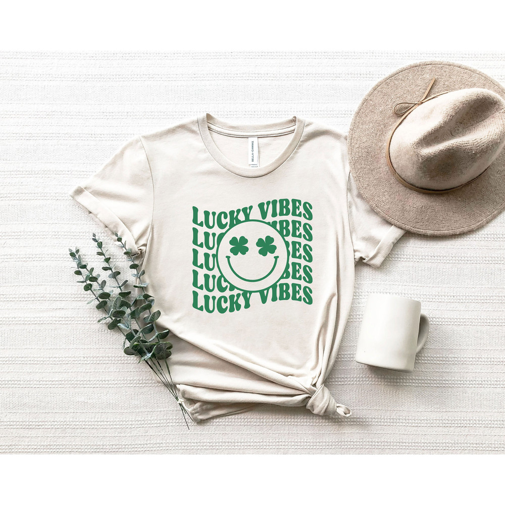 Lucky vibes shirt, Lucky tshirts, clover tshirts, St Patricks Day Shirt, Shamrock Shirt, Teacher Shirt, Mom Shirt, Irish tshirts - 2.jpg