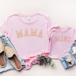 mama mini outfits, new mom to be, custom match