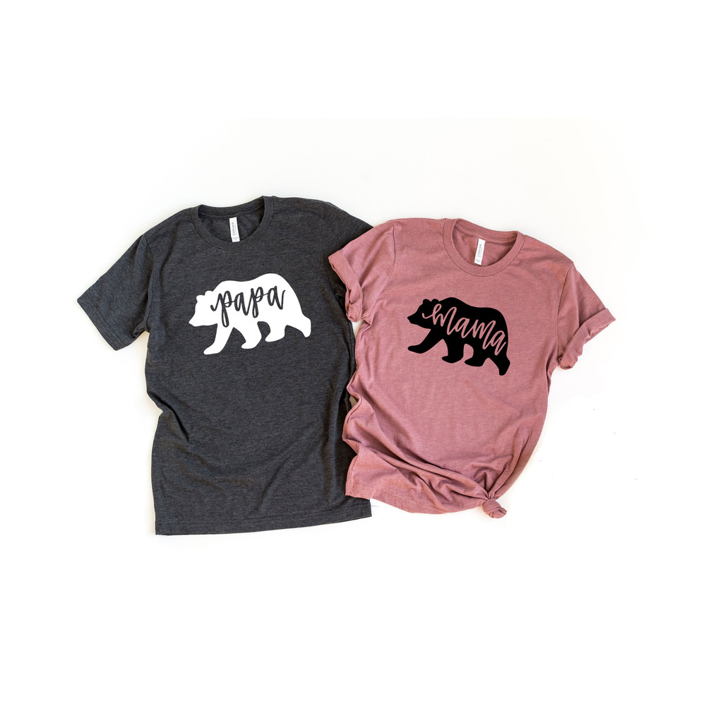 Mama Bear tshirts, Papa Bear, Baby Bear Shirts, Mommy and Me, Matching Shirt, Matching Family Outfit,Baby Girl, Pregnancy Tee - 4.jpg