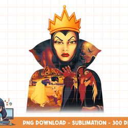 disney snow white evil wicked queen graphic t-shirt png, sublimation, digital print