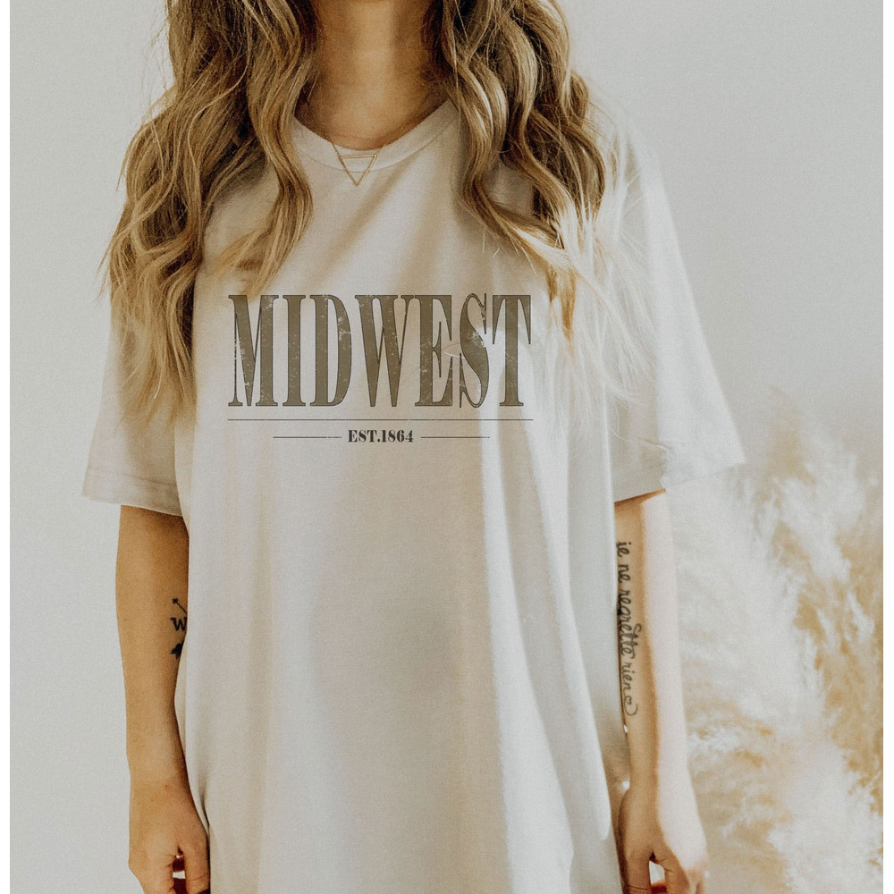 Midwest Shirt, oversized tshirt, Midwest is Best, Midwest Clothing, Farm Girl Shirt, Country Girl Tshirt, Gifts for Her, Midwest tshirt - 1.jpg