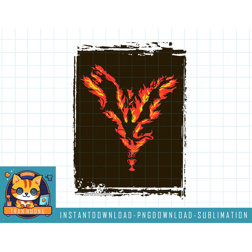 Harry Potter Goblet of Fire Dragon in Flames png, sublimate, digital download.jpg