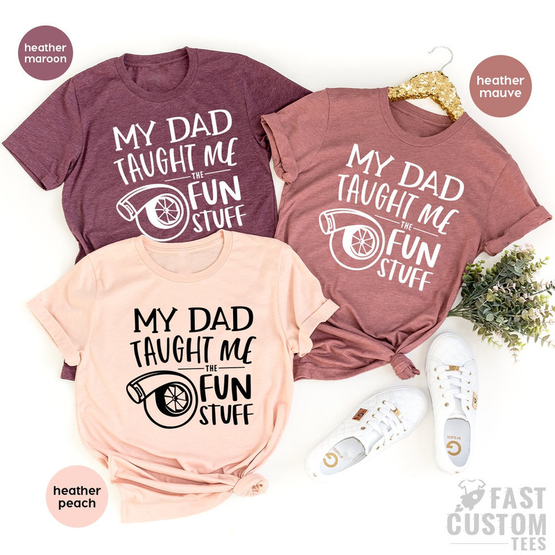 Turbo Baby Shirt, Car Baby Bodysuit, My Dad Taught Me Fun Stuff, Racer Baby Shirt, Racing Baby Bodysuit, Funny Baby Tee, Gift From Dad - 8.jpg
