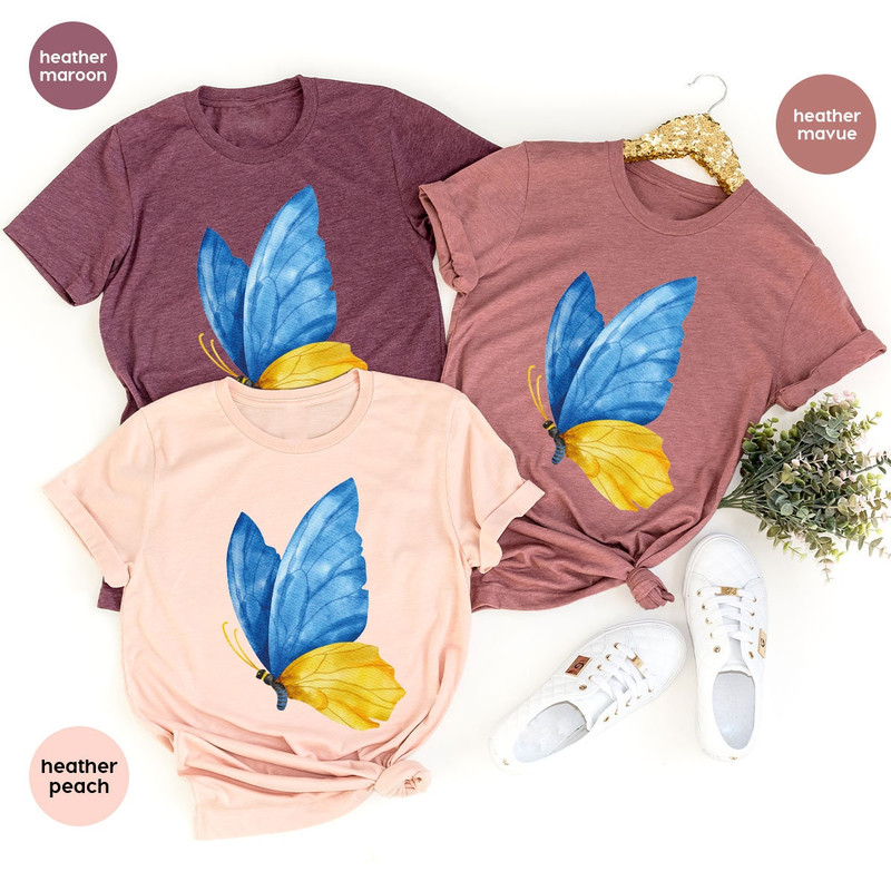 Ukraine Shirt, Ukraine Crewneck Sweatshirt, Ukraine Shirts for Women, Ukraine Flag Graphic Tees, Ukrainian Gifts, Support Ukraine TShirts - 5.jpg