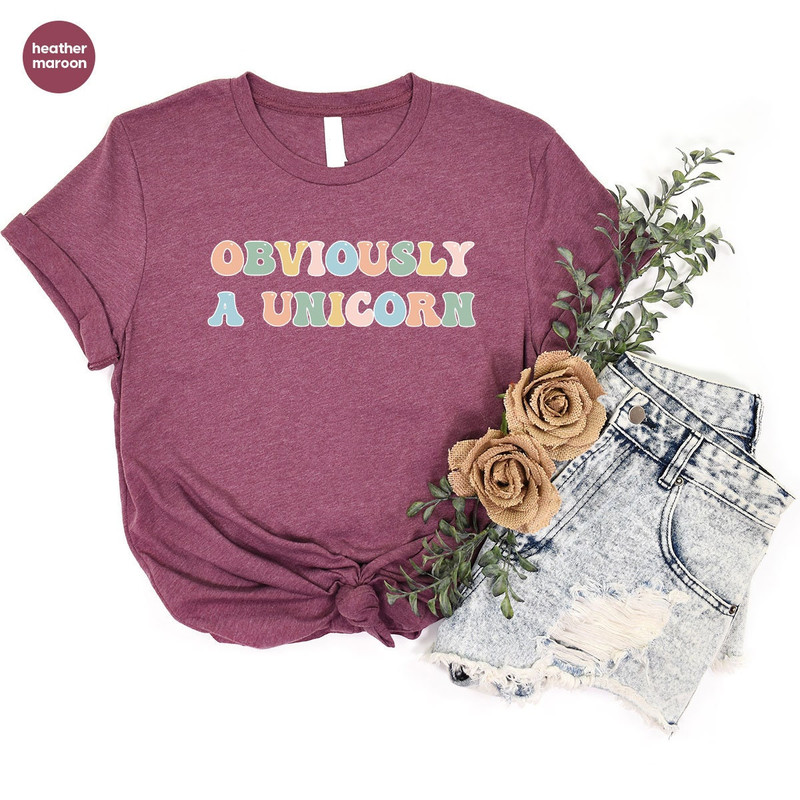 Unicorn Shirt, Cute Kids Shirts, Toddler Shirt, Kids Unicorn Tee, Funny Womens Clothing, Gift for Her, Womens Vneck TShirts, Gift for Sister - 4.jpg