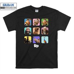 disney up characters shirt, dug, carl and ellie t shirt hoodie hoody t-shirt tshirt s-m-l-xl-xxl-3xl-4xl-5xl oversized m