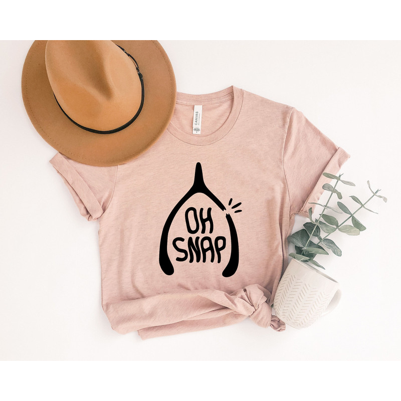 Oh Snap Shirt, Wishbone Thanksgiving Fall Autumn Shirt, Funny Thanksgiving Tshirt Gift Idea, Bella Canvas Soft Shirt - 1.jpg
