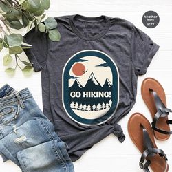 vacation vneck shirt, adventure t-shirt, hiking shirt, camping shirt, camping gift, travel graphic tees, travel shirt, n