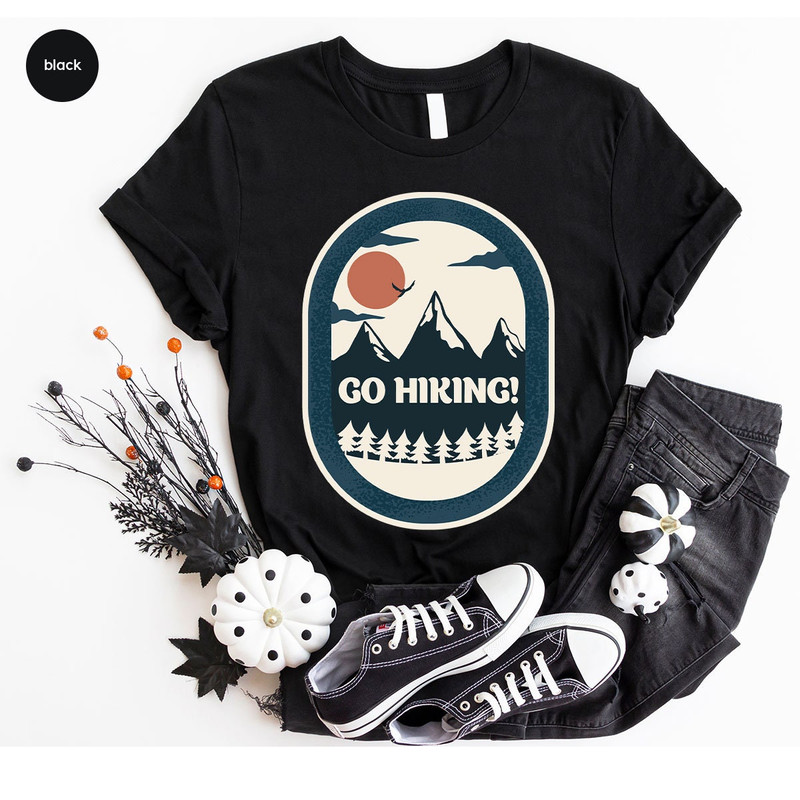 Vacation Vneck Shirt, Adventure T-Shirt, Hiking Shirt, Camping Shirt, Camping Gift, Travel Graphic Tees, Travel Shirt, Nature T-Shirt - 6.jpg