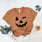 Pumpkin Shirt, Jack-O-Lantern, Halloween Shirt, Halloween T-shirt, Womens Tee, Pumpkin Face, Jack O lantern - 1.jpg