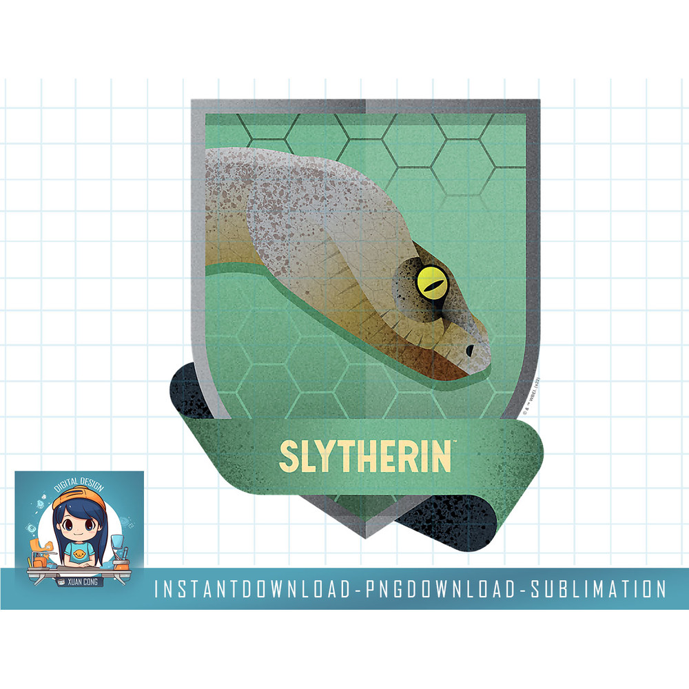 Harry Potter Deathly Hallows 2 Slytherin Snake Logo png, sublimate, digital download.jpg