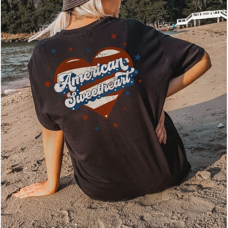 Retro USA Tshirt, 4th of July tee, Retro funny fourth shirt, Womens 4th of July shirt, America Patriotic Shirt, Independence - 2.jpg