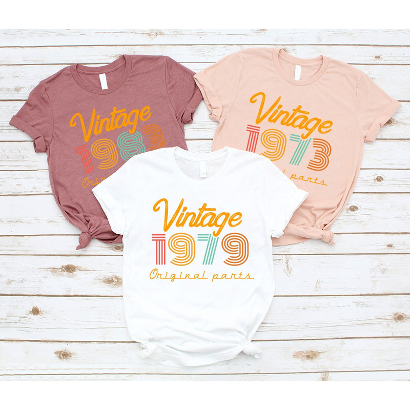 Vintage Birthday Shirt, Personalized Birthday Gift, Custom Birthday Sweatshirt, Birthday Gifts for Her, Retro Birthday Shirts for Women - 6.jpg