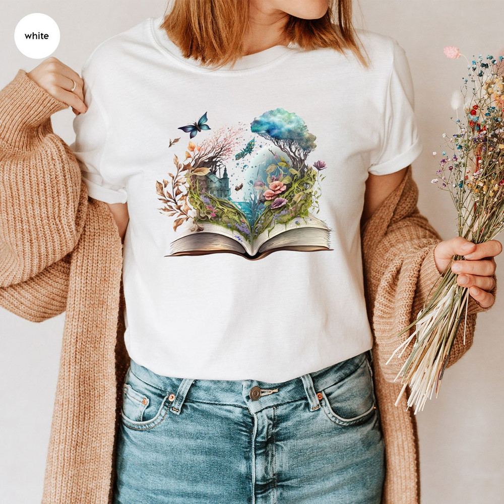 Vintage Librarian Shirt, Book Gift for Her, Book Shirt, Reading Graphic Tees, Teacher Vneck Shirt, Library Shirt for Women, Reader Gifts - 5.jpg