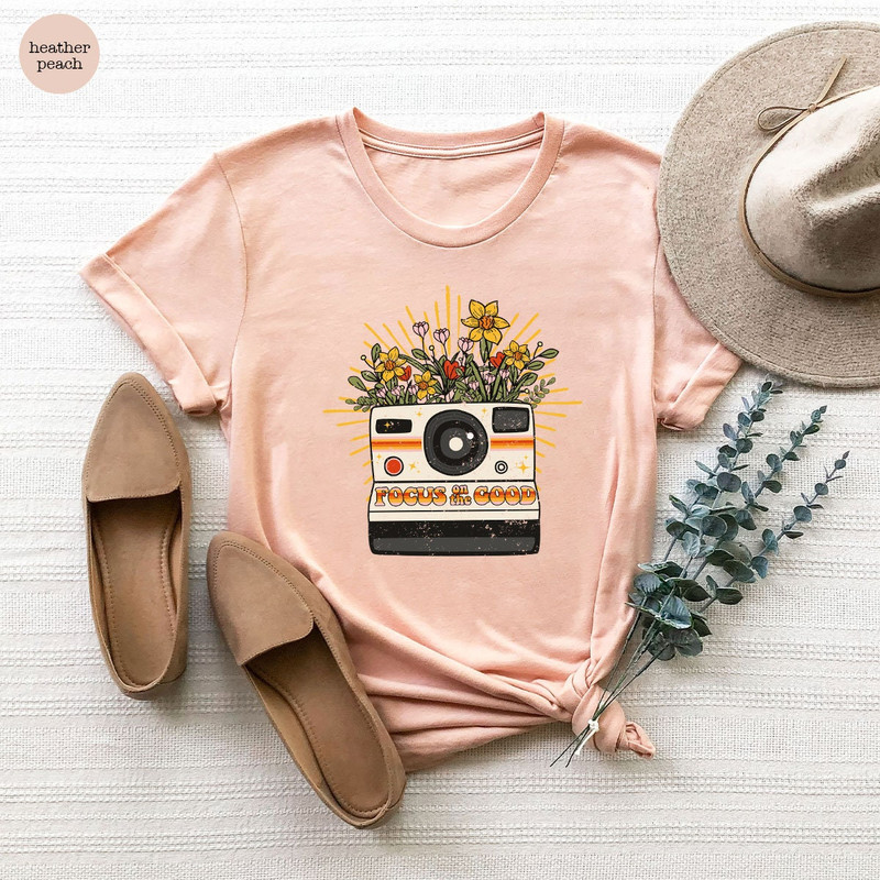 Vintage T Shirt, Positive Vibes Shirt, Motivational Shirt, Inspirational Shirt, Retro Shirt, Wildflower Shirt, Boho Shirt, Shirts For Women - 5.jpg