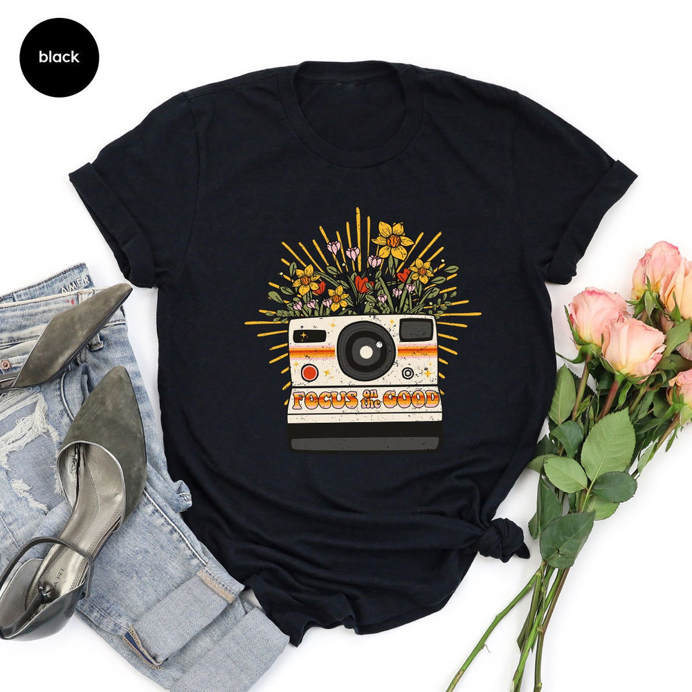 Vintage T Shirt, Positive Vibes Shirt, Motivational Shirt, Inspirational Shirt, Retro Shirt, Wildflower Shirt, Boho Shirt, Shirts For Women - 9.jpg