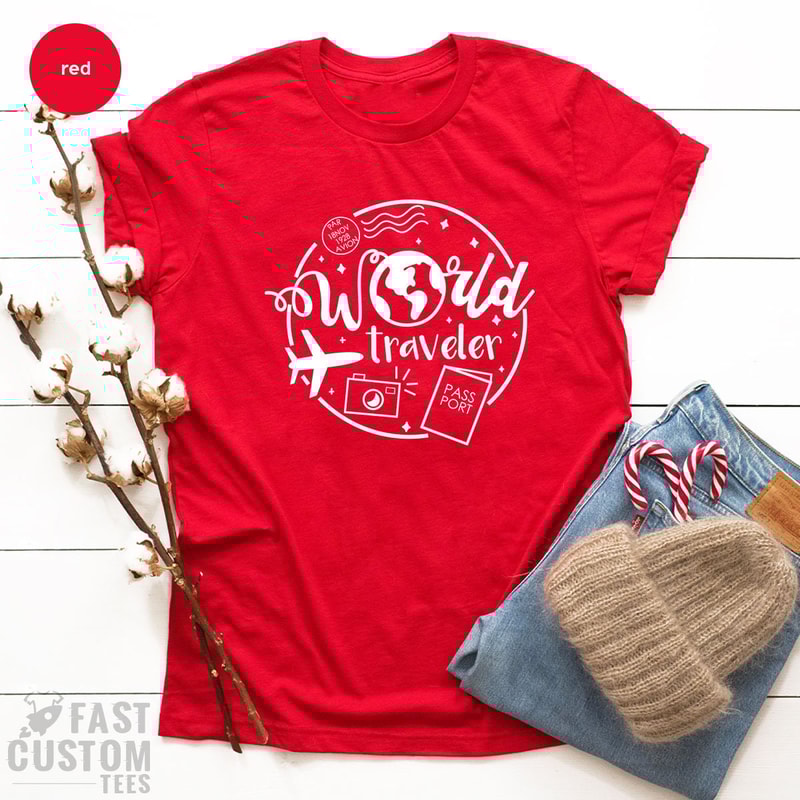 World Traveler Shirt, Travel T-Shirt, Traveler Gifts, Gift For Traveler, Travel Buddies Shirt, Travel Lover Shirt, Adventure T-Shirt - 7.jpg