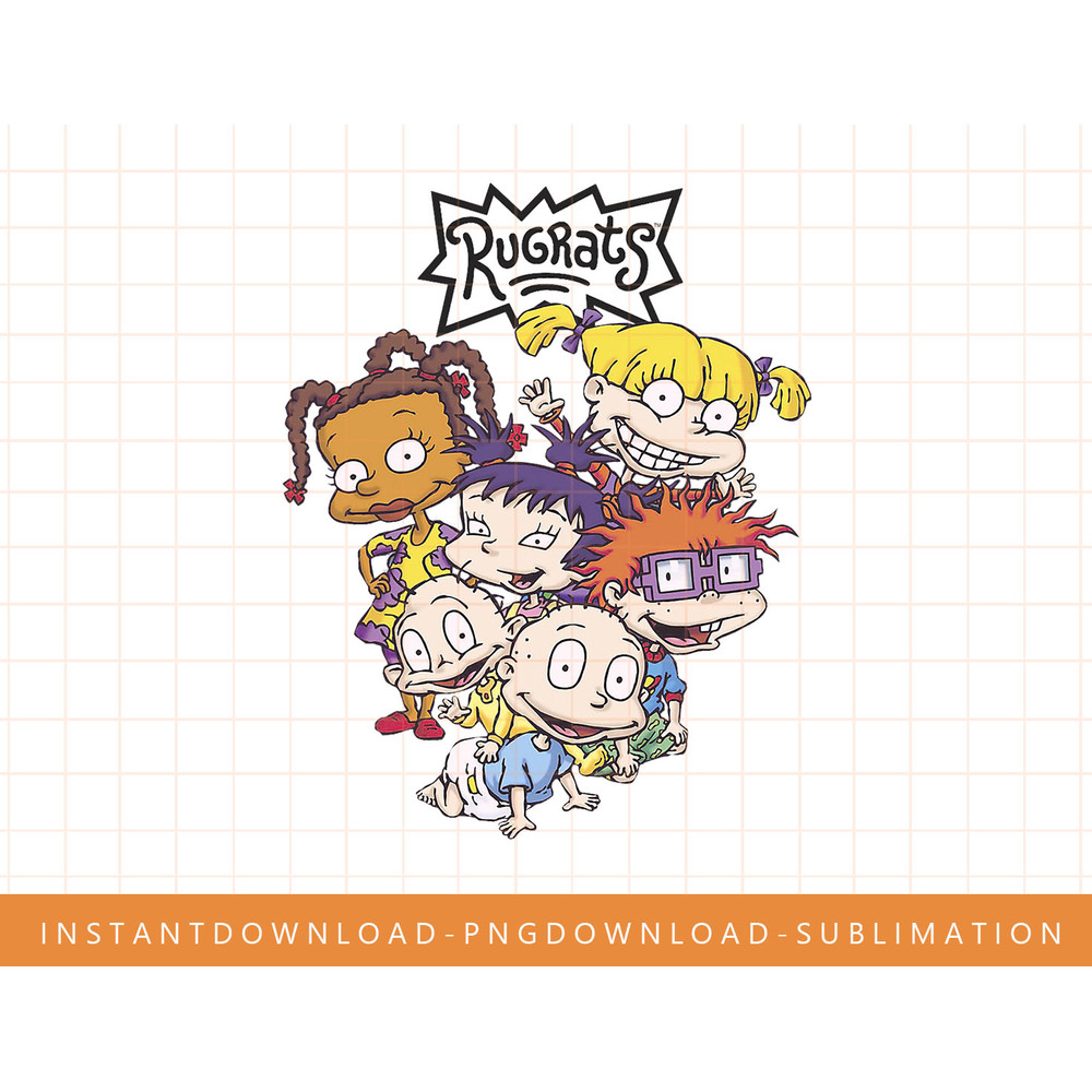 Rugrats Group Shot Stack Logo png, sublimate, digital print.jpg
