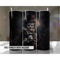 halloween tumbler wrap creepy clown tumbler wraps
