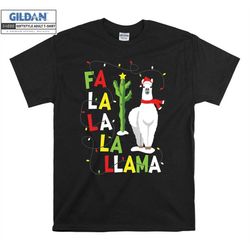 fa la llama jumper christmas xmas falala scit shirt hoodie hoody t-shirt tshirt s-m-l-xl-xxl-3xl-4xl-5xl oversized men w
