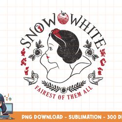 disney snow white fairest of them all profile png, sublimation, digital print
