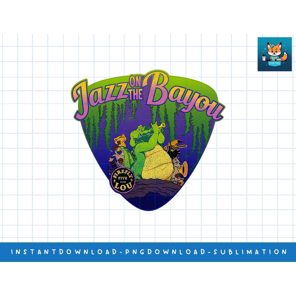 Disney Princess And The Frog Jazz On The Bayou png, sublimate, digital print.jpg