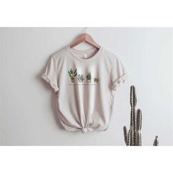 plant lover shirt | life is short, buy the plants | crazy plant lady, indoor, cacti, t-shirt, gift