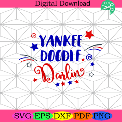 yankee doodle darlin svg, independence day svg, 4th of july svg4th of july america svg, happy 4th of july svg, firework