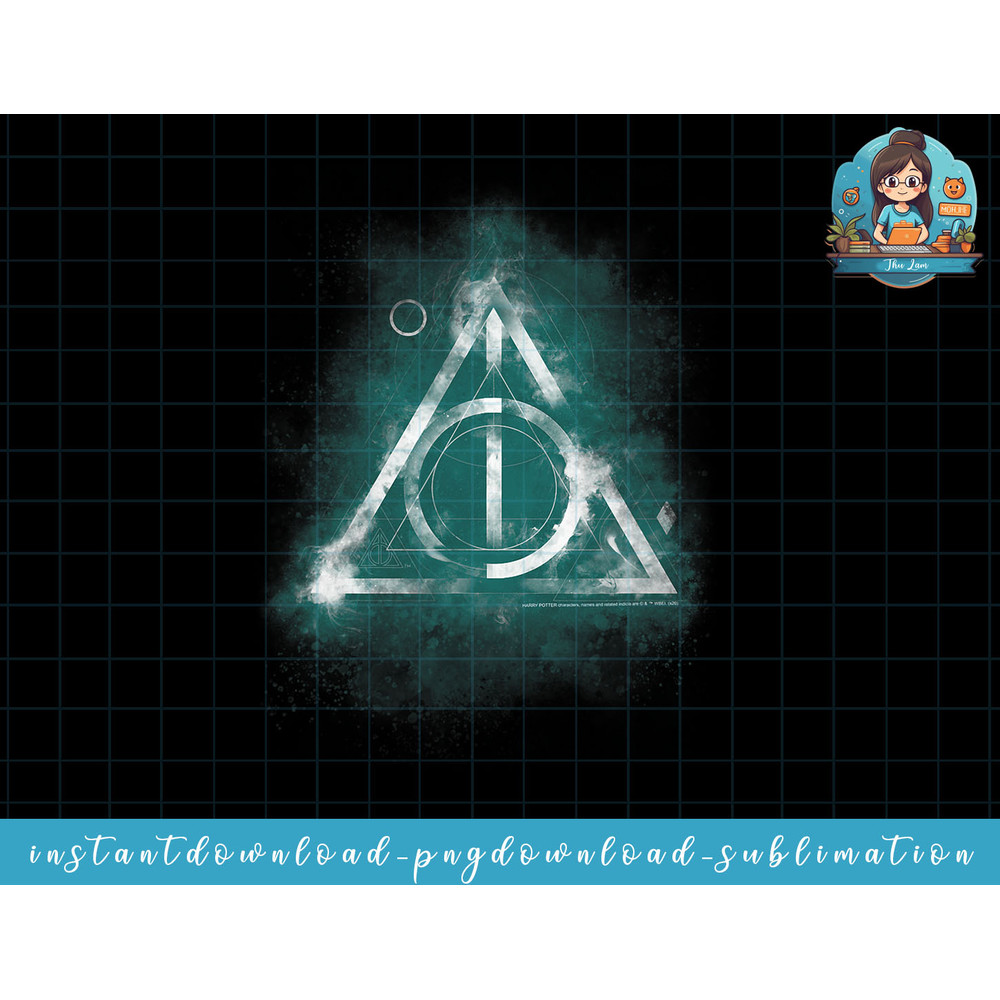 Harry Potter Geometric Deathly Hallows png, sublimate, digital download.jpg