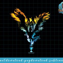 harry potter goblet of fire dragon color flames png, sublimate, digital download
