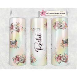 20 oz skinny tumbler i shoot people for fun sublimation