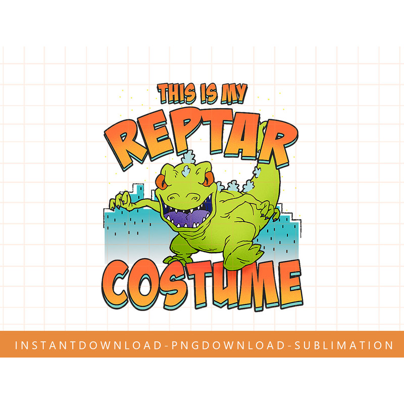Rugrats Halloween This Is My Reptar Costume png, sublimate, digital print.jpg