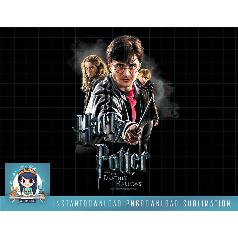 Harry Potter Deathly Hollows Cast png, sublimate, digital download.jpg