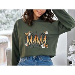 retro mama sweatshirt, mother's day shirt, gift for mom t-shirt, christmas gift sweater, birthday gift, retro mama hoodi