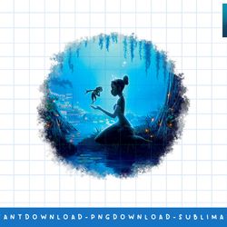 disney princess and the frog swamp night graphic t-shirt png, sublimate, digital print