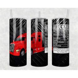 20 oz skinny tumbler wrap, trucker nutrition facts