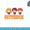 Harry Potter Gryffindor Chibi Trio png, sublimate, digital download.jpg