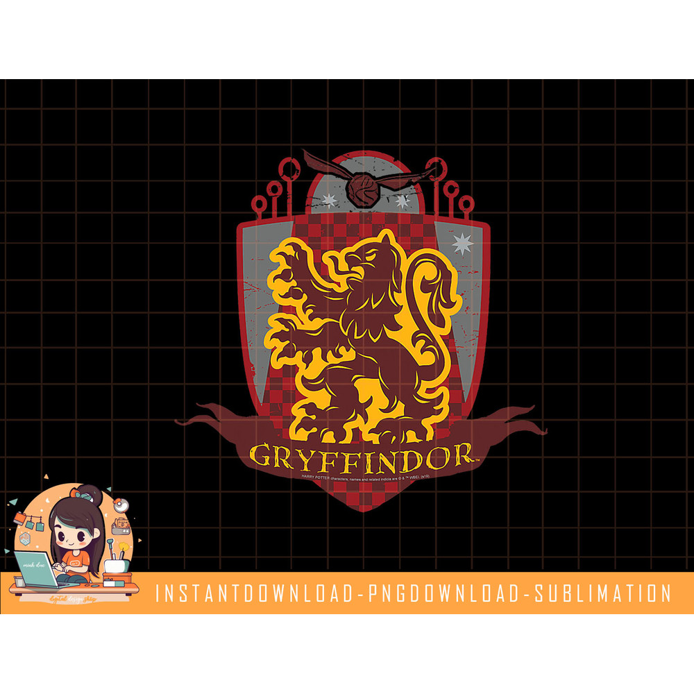 Harry Potter Gryffindor Quidditch Crest png, sublimate, digital download.jpg