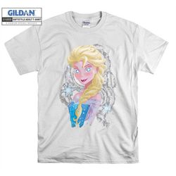 disney frozen elsa snowflake swirls graphic t shirt hoodie hoody t-shirt tshirt s-m-l-xl-xxl-3xl-4xl-5xl oversized men w