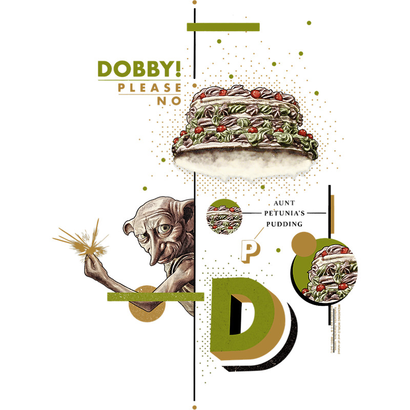 Harry Potter Dobby vs. Aunt Petunia s Pudding T-Shirt.pngHarry Potter Dobby vs. Aunt Petunia s Pudding T-Shirt.png