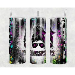 20oz skinny tumbler gymnastics  design template straight