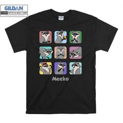 disney meeko moods pocahontas characters t shirt hoodie hoody t-shirt tshirt s-m-l-xl-xxl-3xl-4xl-5xl oversized men wome