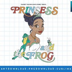 disney princess and the frog tiana and frog naveen portrait png, sublimate, digital print