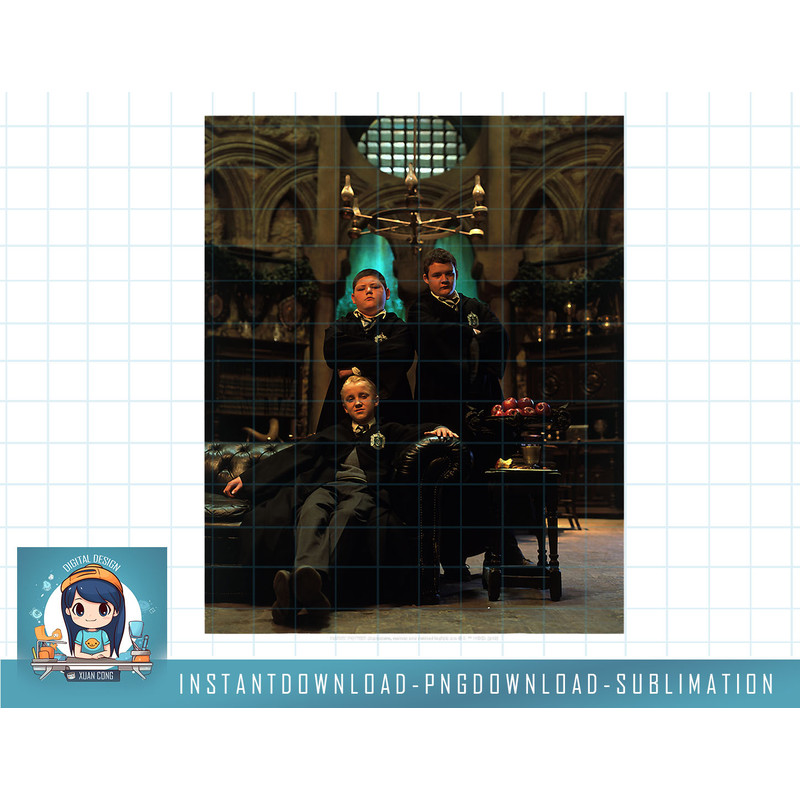 Harry Potter Draco Crabbe & Goyle Portrait png, sublimate, digital download.jpg