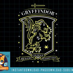 harry potter hand drawn gryffindor shield png, sublimate, digital download