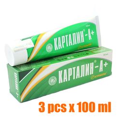 3x100ml Kartalin A plus Improved Formula Natural Herbal Cream High Effective for Eczema Psoriasis and Dermatitis